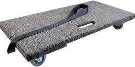22"x40" Carpeted Dolly - Click Image to Close